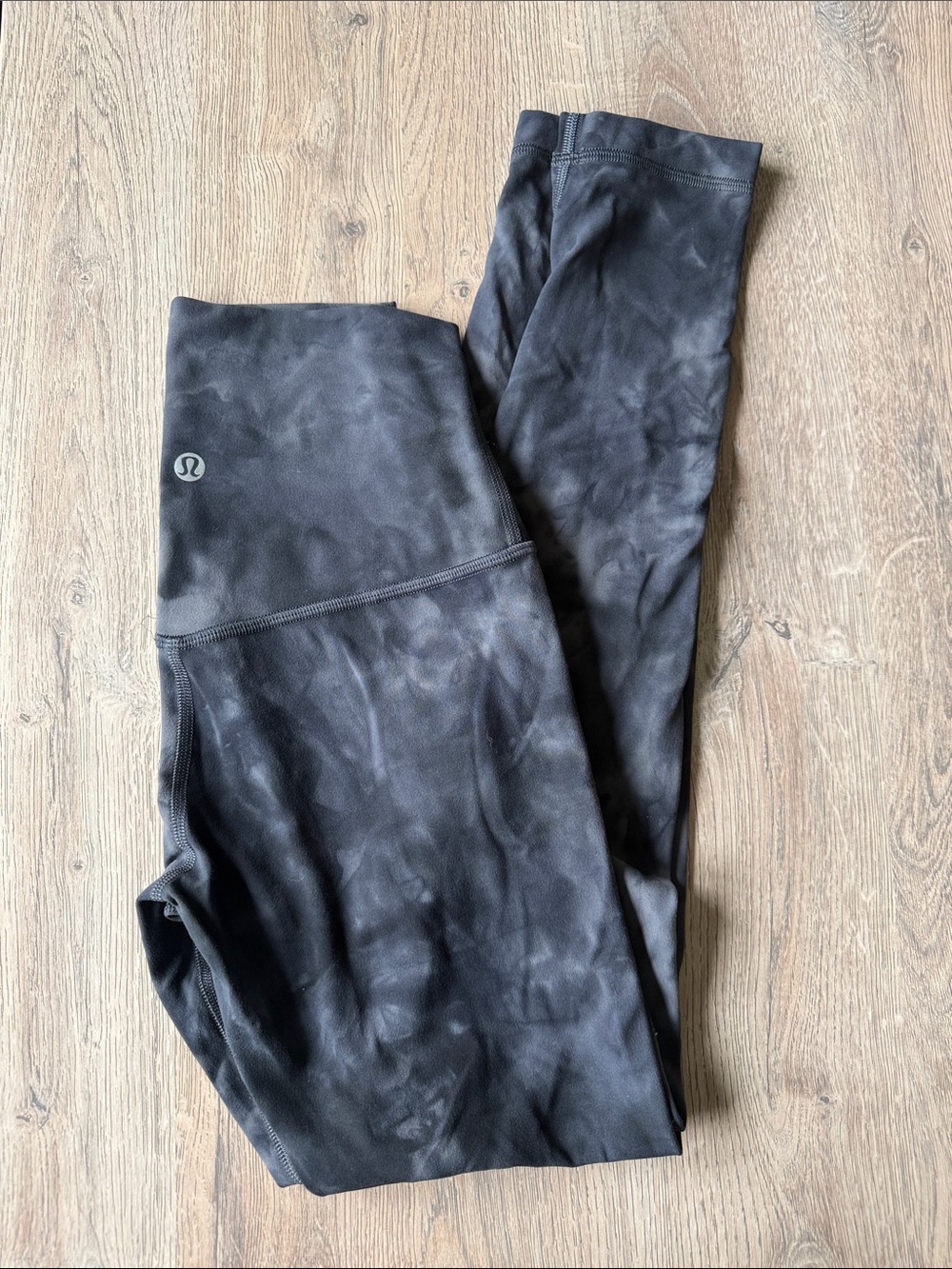 lululemon athletica Align Black Smoke Tie-Dye High-Rise Jeggings